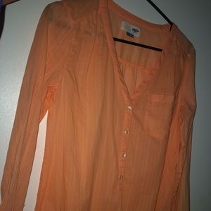 Old navy orange blouse